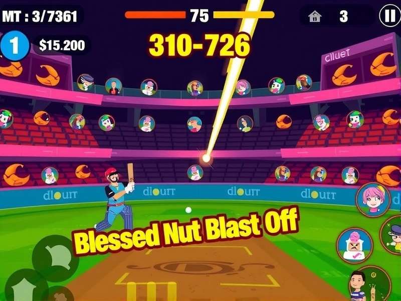 Indian Players Competing in Blessed Nut Blast Off